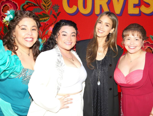 Jessica Alba Backstage at Real Women Have Curves, June 2025