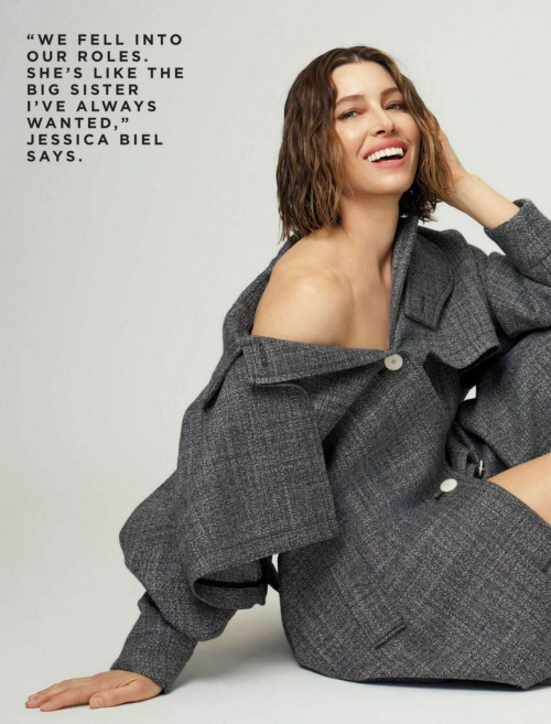Jessica Biel and Elizabeth Banks in Emmy Magazine, June 2025 8
