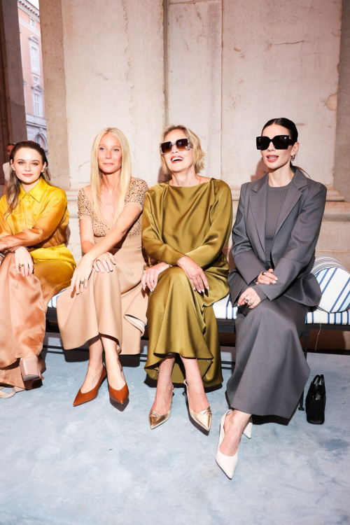 Joey King, Gwyneth Paltrow, Sharon Stone, Hayley Atwell at Max Mara Cruise Show, June 2025 1