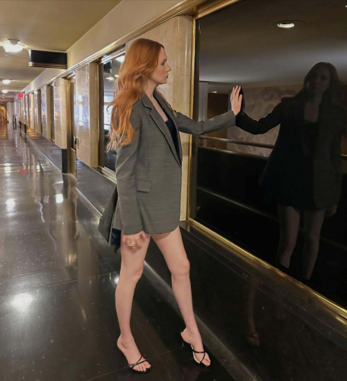 Karen Gillan in Short Skirt in New York, June 2025 6