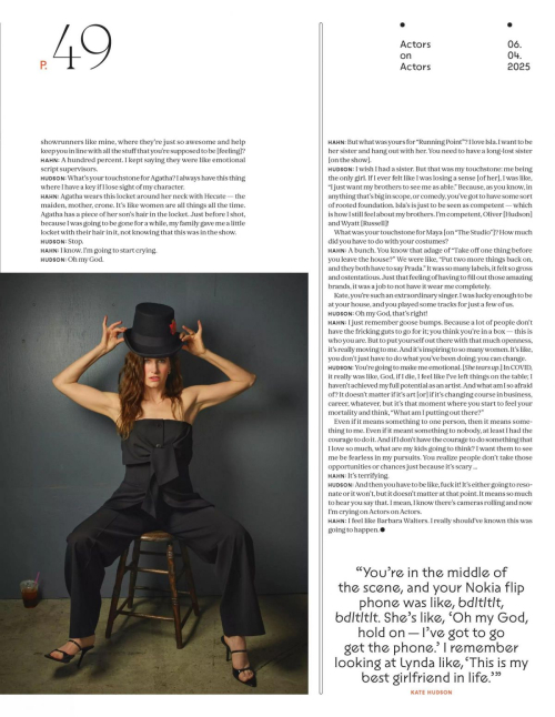 Kathryn Hahn Kate Hudson in Variety Talk, June 2025