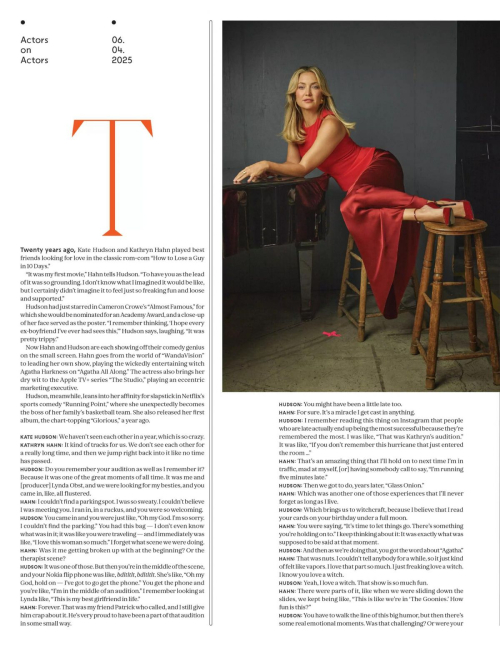 Kathryn Hahn Kate Hudson in Variety Talk, June 2025 2