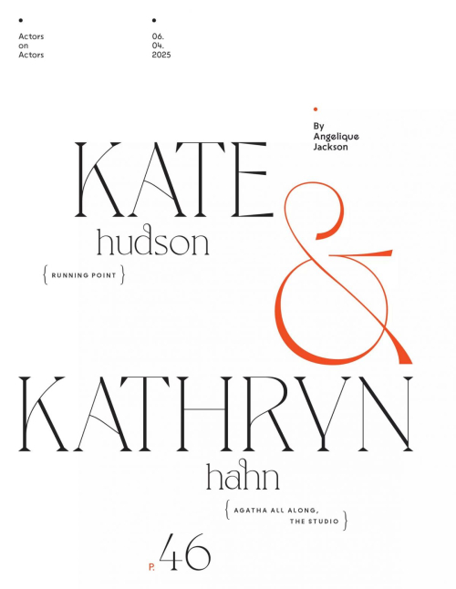 Kathryn Hahn Kate Hudson in Variety Talk, June 2025 3