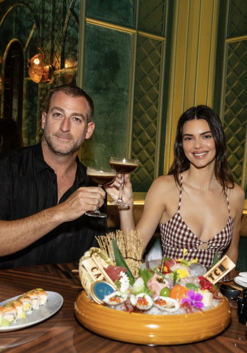 Kendall Jenner at Catch Restaurant in Miami Beach, March 2024