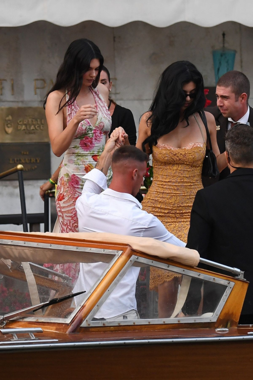 Kendall Kylie Jenner on water taxi in Venice, June 2025