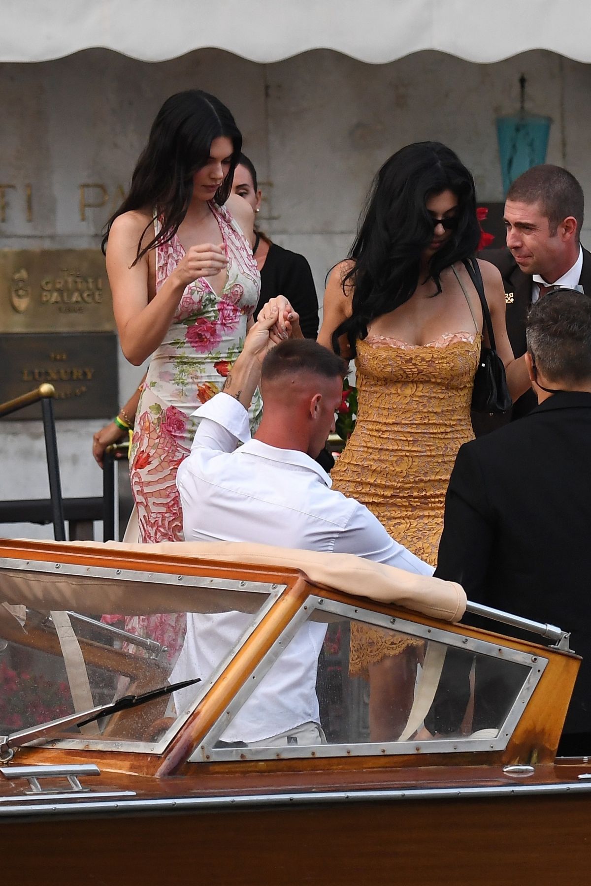 Kendall Kylie Jenner on water taxi in Venice, June 2025