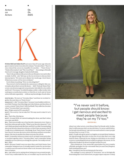 Kristen Bell in Variety Actors Interview, June 2025 3
