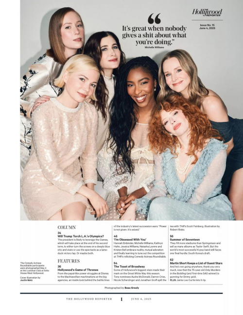 Kristen Bell Kathryn Hahn in THR Panel, June 2025