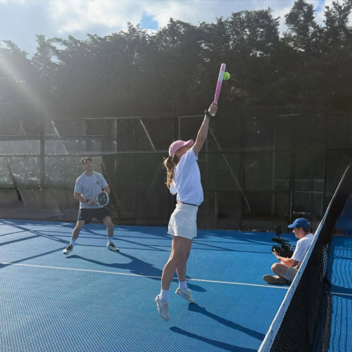 Lily James for Connect Padel UK, 2025 4