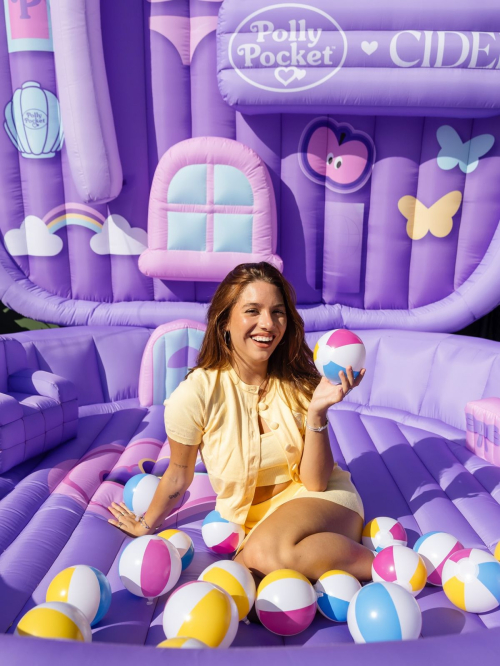 Mackenzie Ziegler at Cider x Polly Pocket Pop-up, June 2025 3