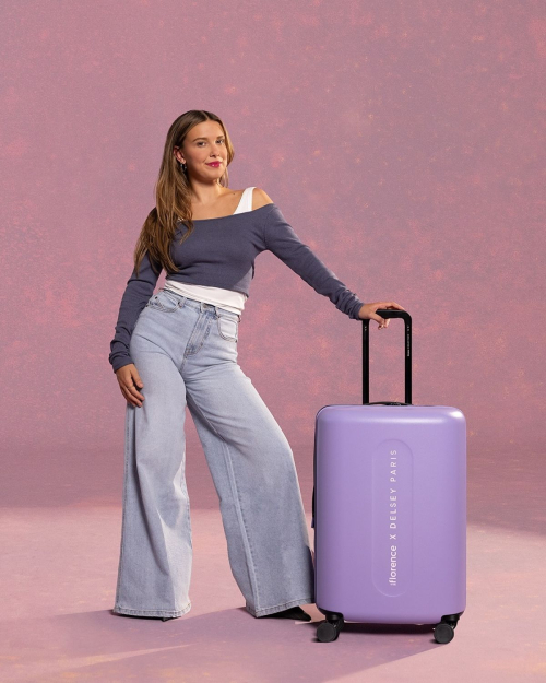 Millie Bobby Brown for Florence by Mills x Delsey, 2025 10