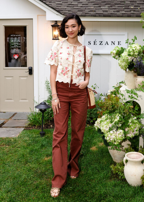 Minnie Mills at Sezane Pop-Up Maidstone, June 2025