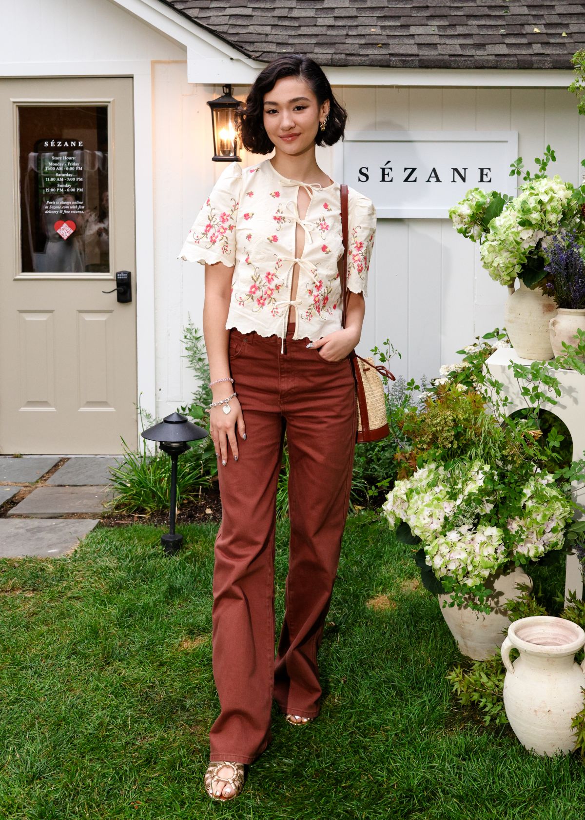 Minnie Mills at Sezane Pop-Up Maidstone, June 2025