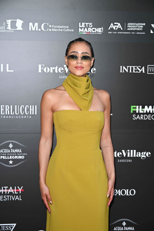 Nathalie Emmanuel at Filming Italy Red Carpet, June 2025