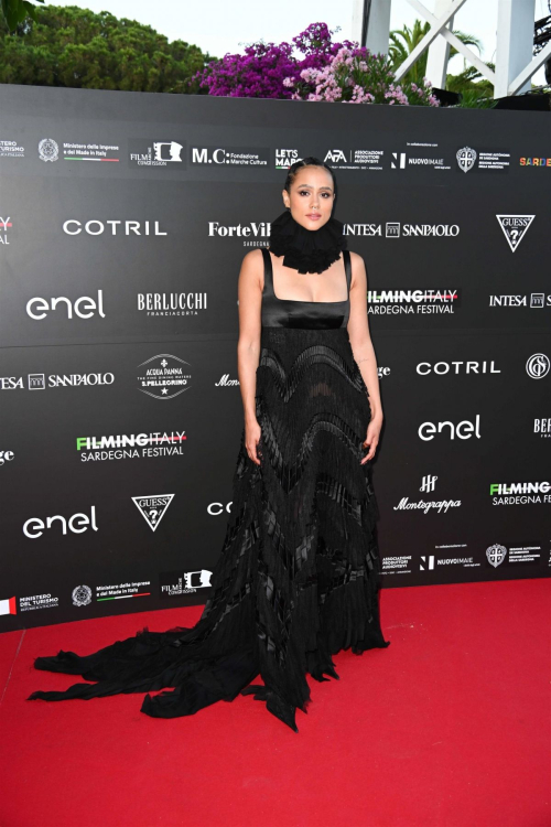 Nathalie Emmanuel at Filming Italy Red Carpet, June 2025