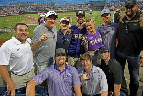 Olivia Dunne at NCAA College World Series vs Arkansas, June 2025 3