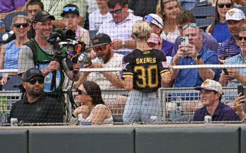 Olivia Dunne at NCAA College World Series vs Arkansas, June 2025 4