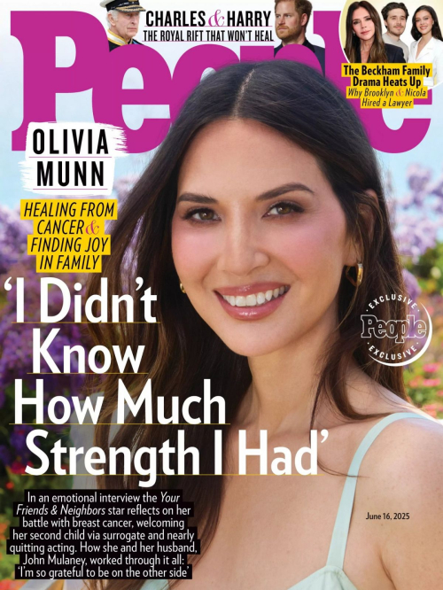 Olivia Munn in People Magazine Feature, June 2025