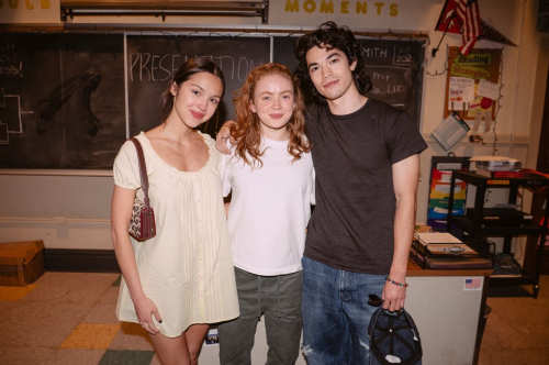 Olivia Rodrigo Visits Sadie Sink in NYC, June 2025