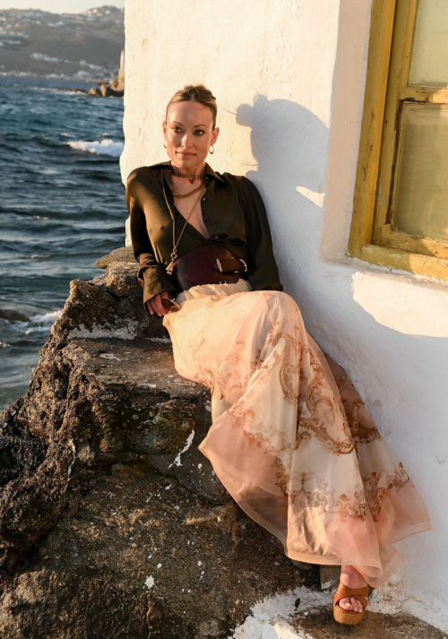 Olivia Wilde at Zimmermann Summer in Mykonos, June 2025