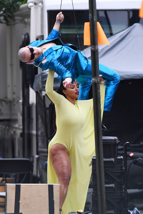 Paloma Elsesser at photoshoot NYC, June 2025