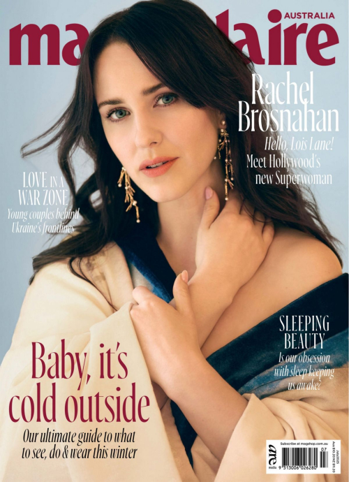 Rachel Brosnahan in Marie Claire Australia, July 2025