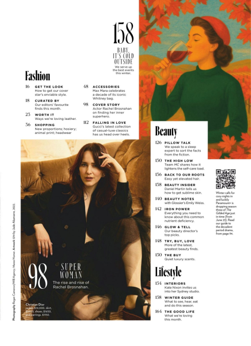 Rachel Brosnahan in Marie Claire Australia, July 2025 15