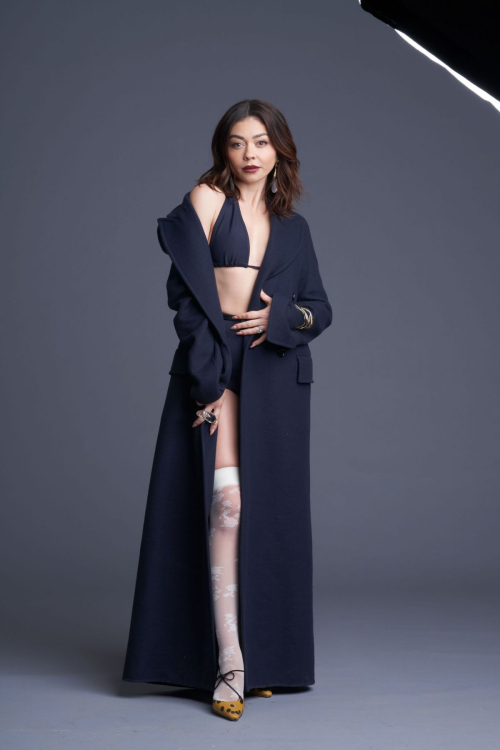 Sarah Hyland bold and edgy fashion look for Paper Magazine 2025 editorial