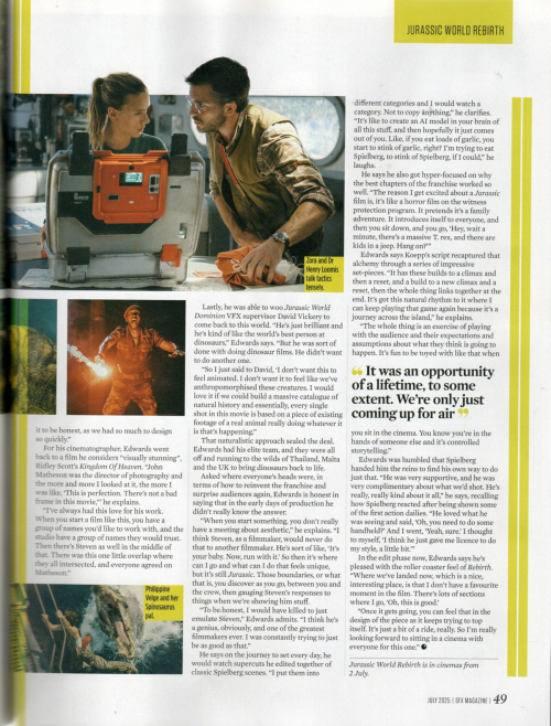Scarlett Johansson in SFX Mag, July 2025 1