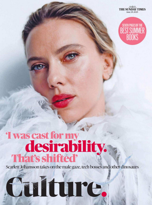 Scarlett Johansson in Sunday Times Culture, June 2025