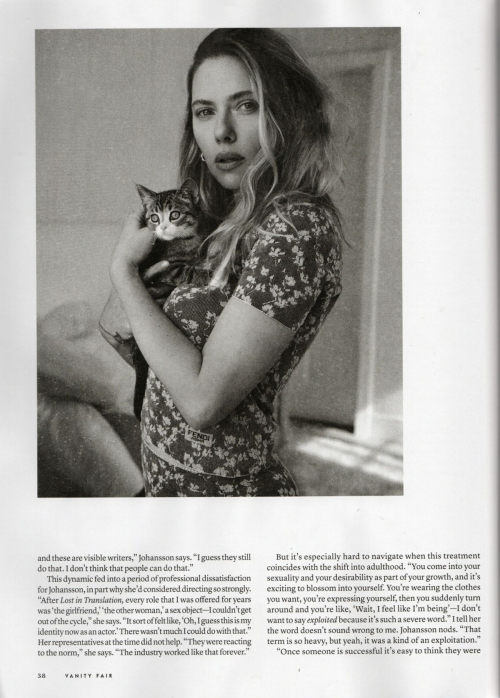 Scarlett Johansson in Vanity Fair feature, May 2025 2