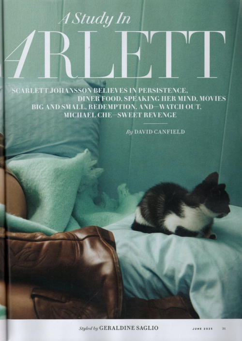 Scarlett Johansson in Vanity Fair feature, May 2025 6