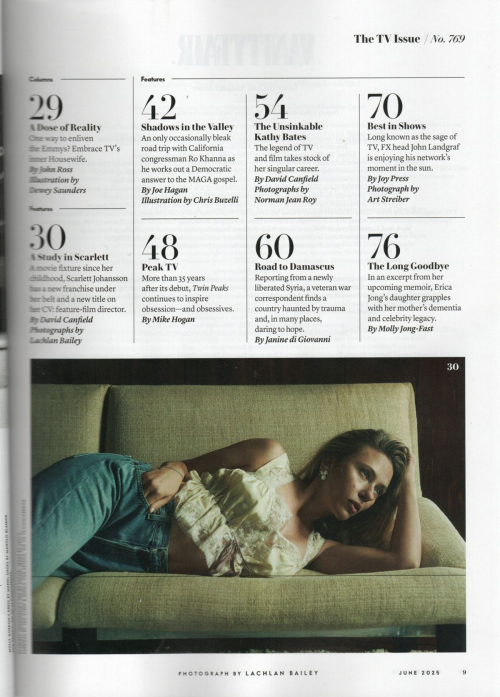 Scarlett Johansson in Vanity Fair feature, May 2025 8