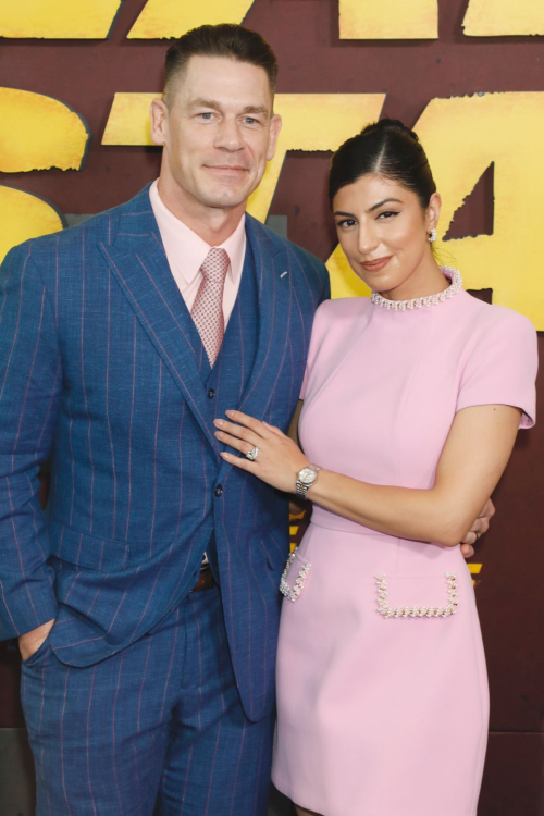 Shay Shariatzadeh John Cena at premiere, June 2025