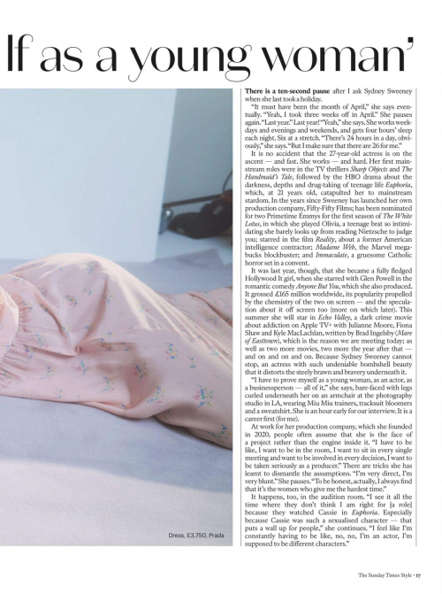 Sydney Sweeney in The Sunday Times Style, May 2025 6