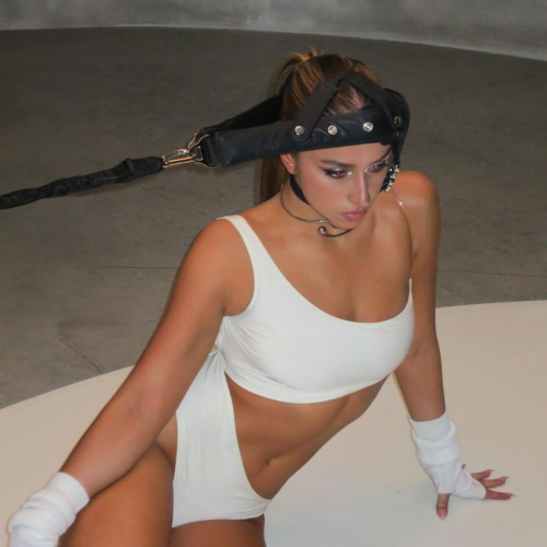 Tate McRae on Set of Just Keep Watching Video, May 2025 10