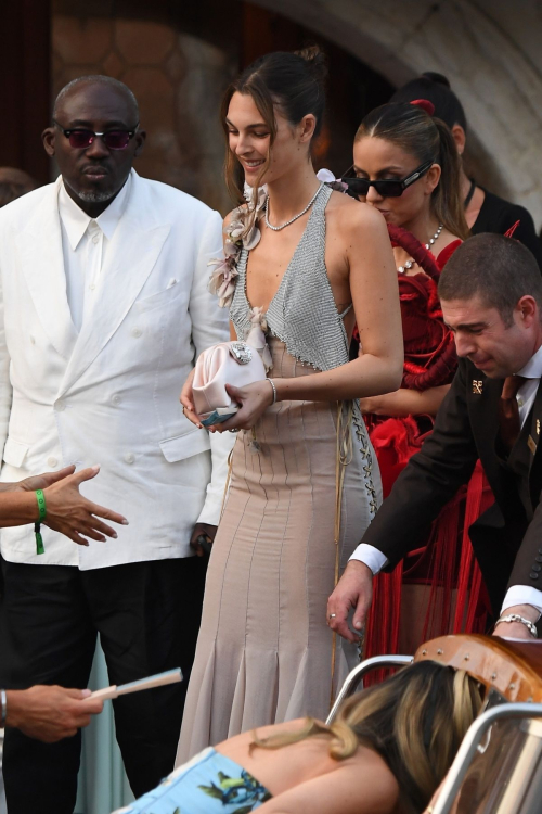 Vittoria Ceretti on water taxi in Venice, June 2025 9