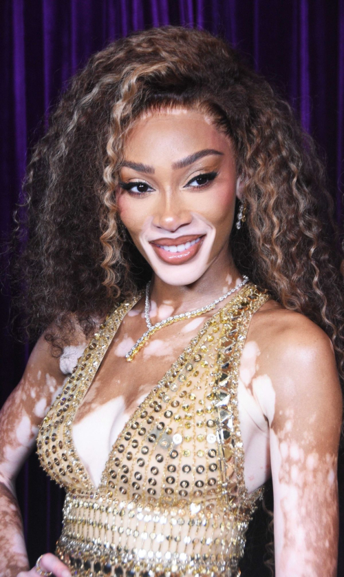 Winnie Harlow unveils wax figure NYC, June 2025 1