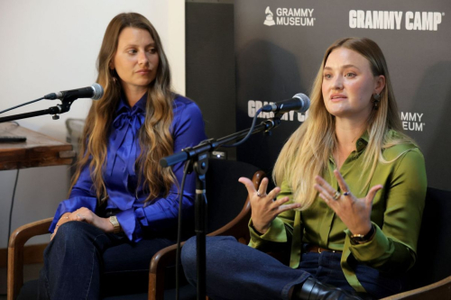 Alyson and AJ Michalka at Grammy Camp Burbank, July 2025 5