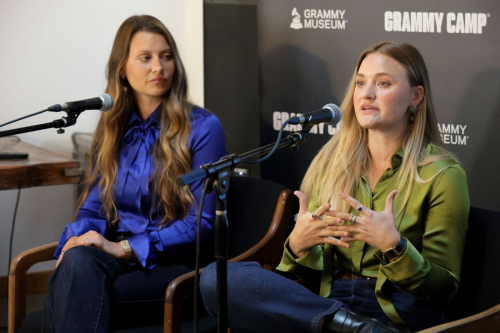 Alyson and AJ Michalka at Grammy Camp Burbank, July 2025 6