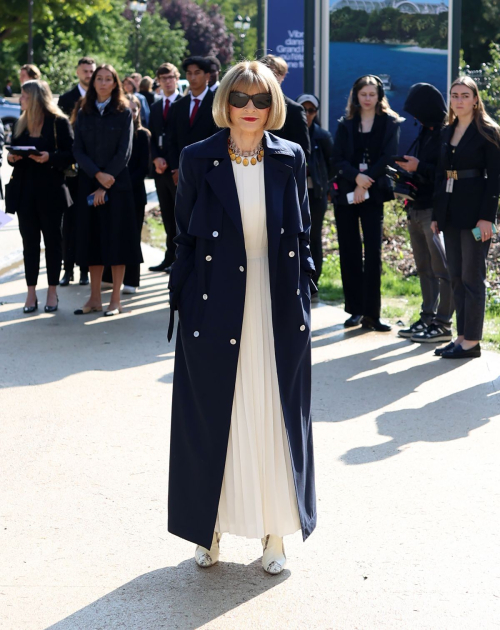 Anna Wintour at Chanel Paris Fashion Week, July 2025