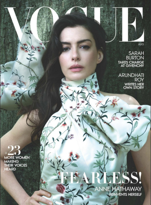 Anne Hathaway in Vogue US Editorial, August 2025