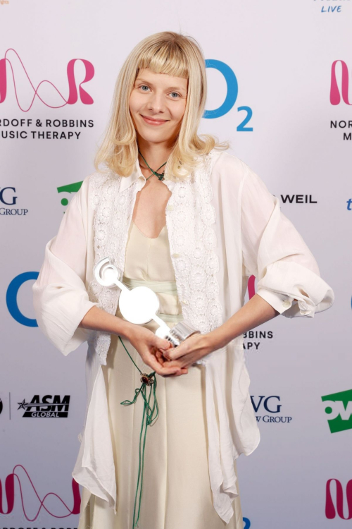 Aurora at O2 Silver Clef Awards in London, July 2025 2