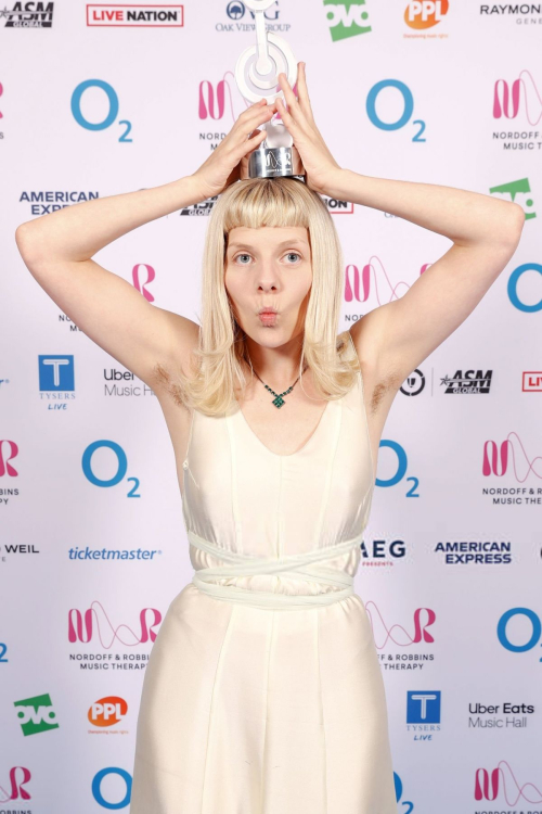 Aurora at O2 Silver Clef Awards in London, July 2025 4