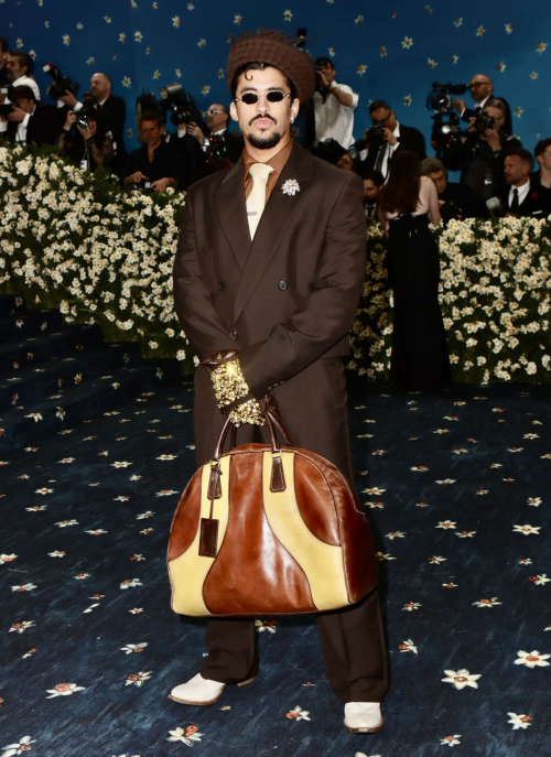 Bad Bunny at Met Gala Black Style Exhibition, May 2025