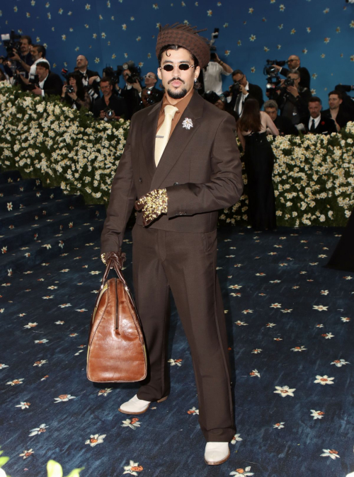 Bad Bunny at Met Gala Black Style Exhibition, May 2025 3