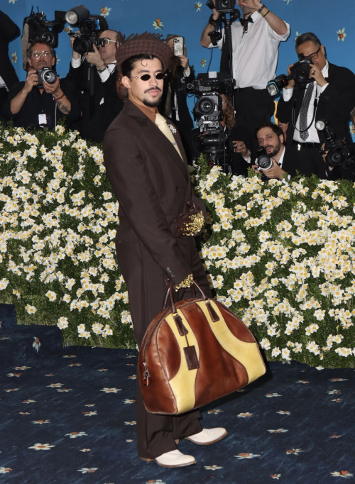 Bad Bunny at Met Gala Black Style Exhibition, May 2025 5