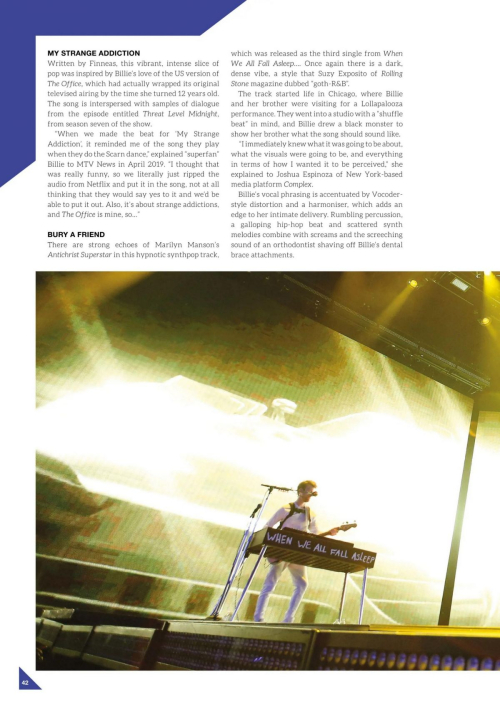 Billie Eilish Fanbook Magazine Feature 2025 65