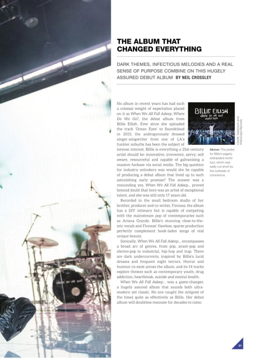 Billie Eilish Fanbook Magazine Feature 2025 70