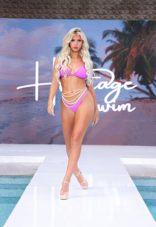 Brooklyn Riley on runway at NYSW NYC, July 2025 8